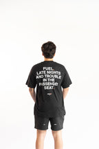 JOKES TEE - "FUEL, LATE NIGHTS AND TROUBLE IN THE PASSEGER SEAT"