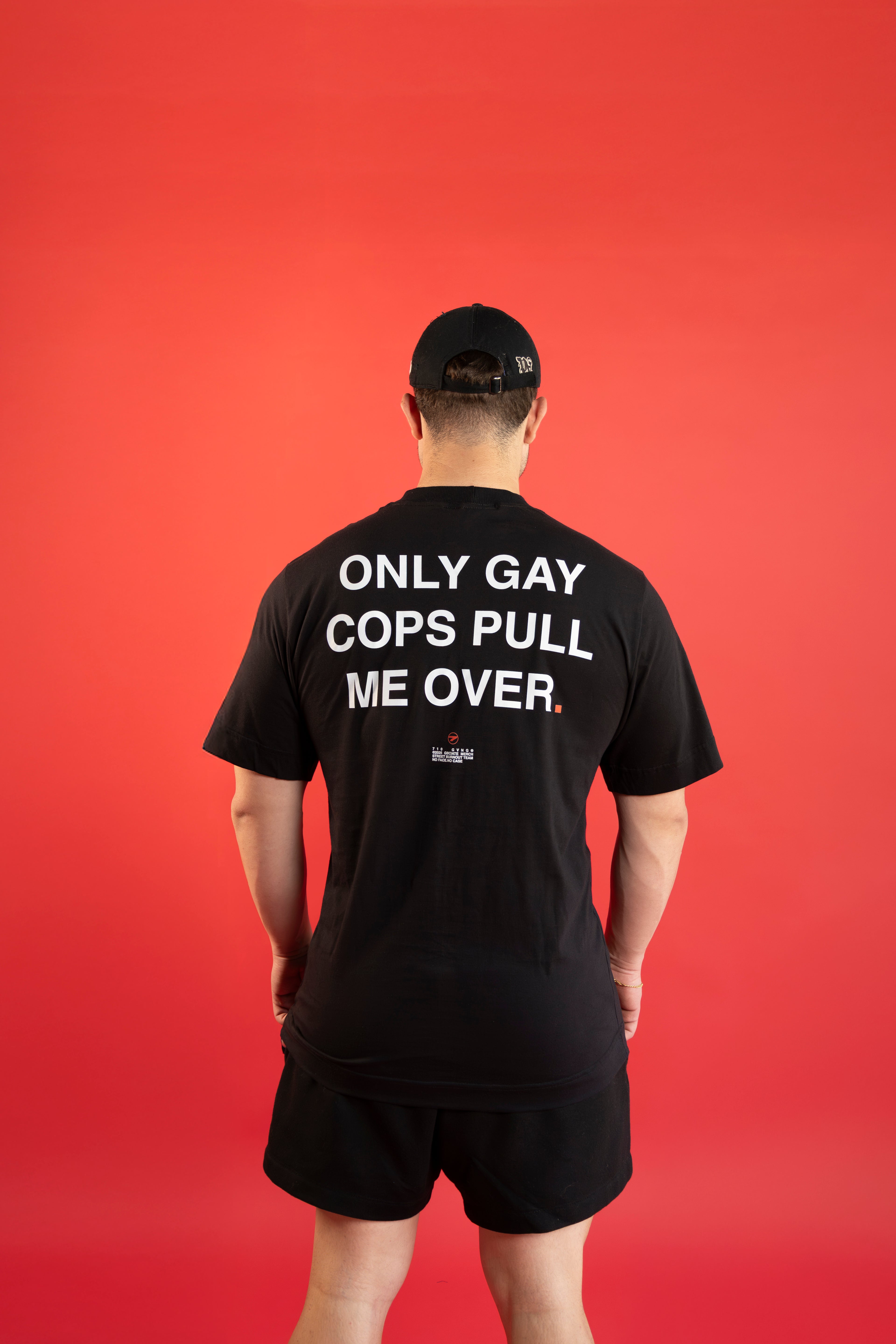 JOKES TEE - "ONLY G#Y COPS PULL ME OVER"